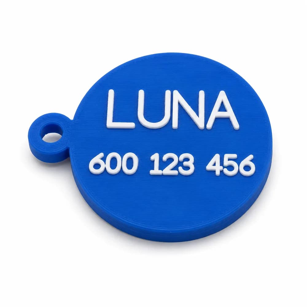 Chapa identificativa personalizada para mascotas