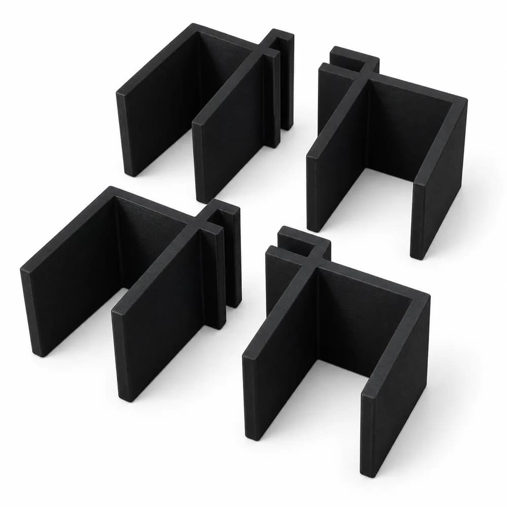 Guías para puerta de estantería