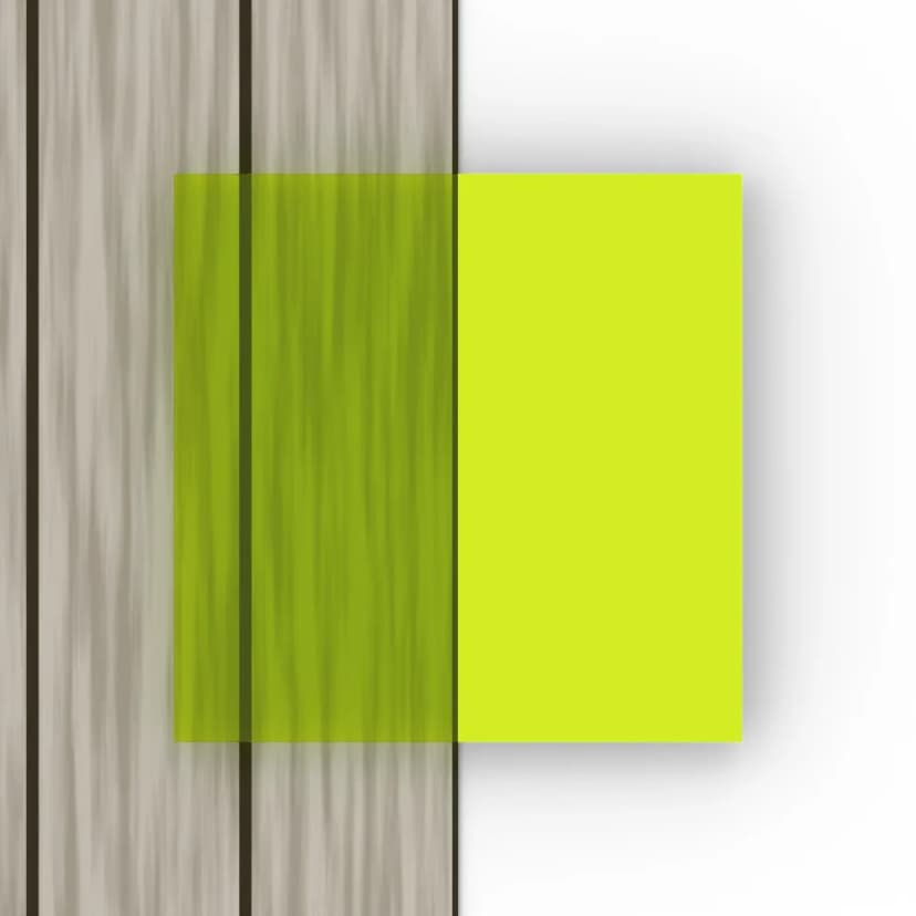 Metacrilato fluorescente verde 3 mm (2)