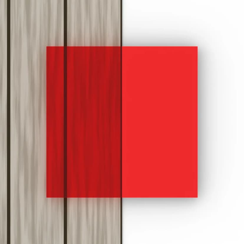 Metacrilato fluorescente rojo 3 mm (2)