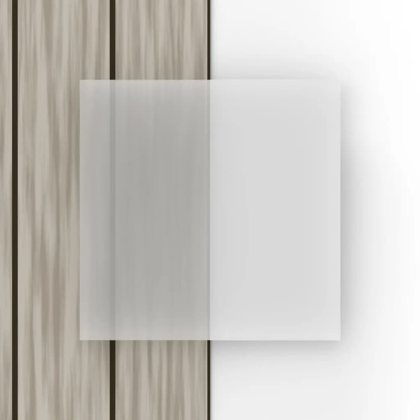 Metacrilato opal 3 mm (70 % de luz) (2)