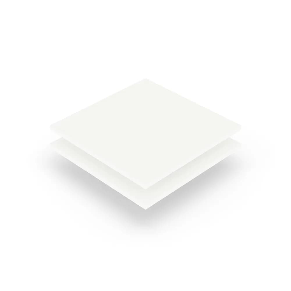 Metacrilato mate blanco 3 mm