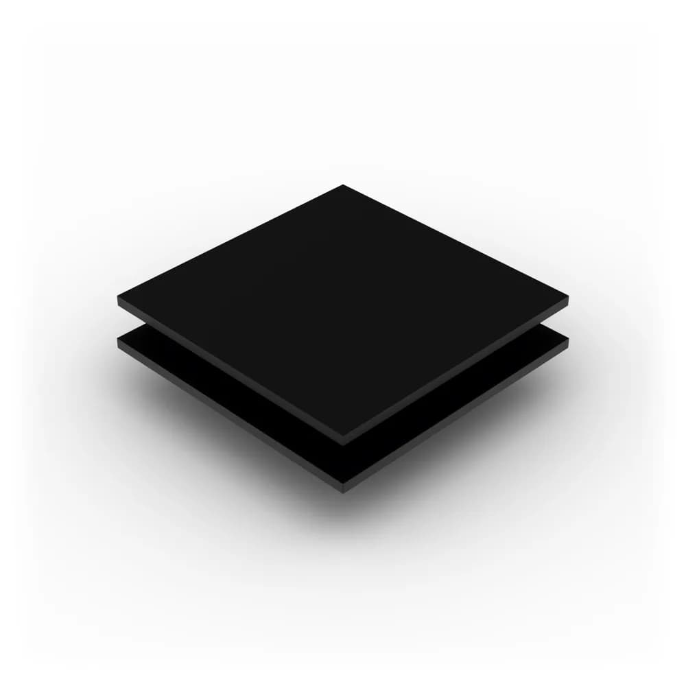 Metacrilato mate negro 3 mm